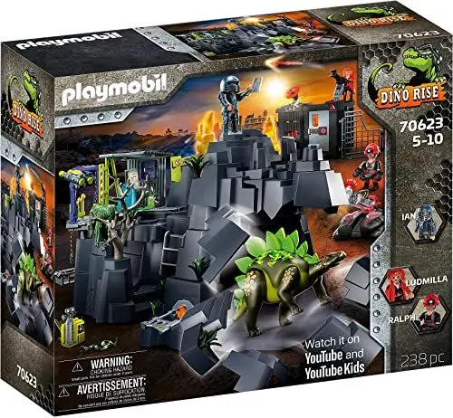 Produktbild: PLAYMOBIL Dino Rise 70623 Dino Rock, Mit Licht-, Sound- und Vibrationseffekt, Ab 5 Jahren