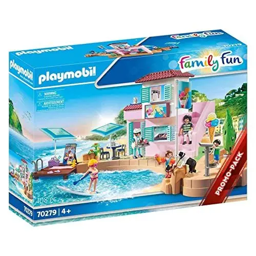 Produktbild: PLAYMOBIL Family Fun 70279 Eisdiele am Hafen, Ab 4 Jahren