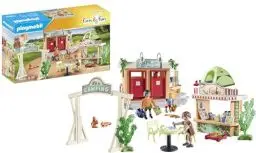Produktbild: PLAYMOBIL Family Fun 71424 Campingplatz, Camping, Urlaub in der Natur mit Zelt, Küche und Sanitärgebäude, aufregendes Campingabenteuer mit der Familie, Spielzeug für Kinder ab 4 Jahren