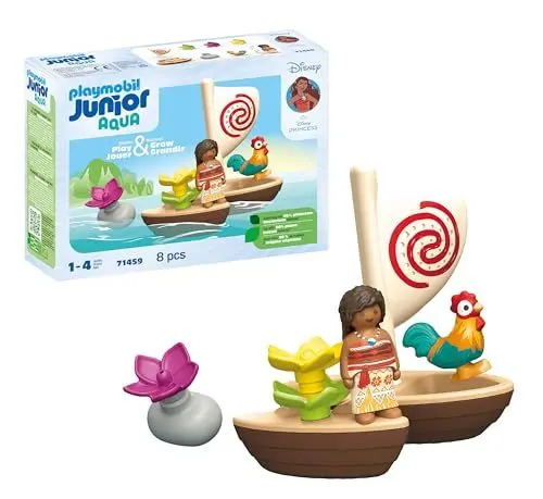 Produktbild: PLAYMOBIL JUNIOR | Disney | Vaianas Katamaran | nachhaltiges Spielzeug aus biobasierten Kunststoffen | für Kinder ab 1 Jahr | 71459