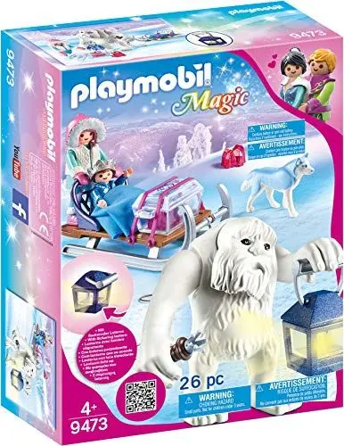 Produktbild: PLAYMOBIL Magic 9473 Schneetroll mit Schlitten und Lichteffekt, Ab 4 Jahren