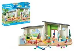 Produktbild: PLAYMOBIL MyLife 71601 Kita 'Regenbogen', großes Kindergarten-Set mit zahlreichen Accessoires und funktionsfähiger Türklingel, detailreiches Spielzeug für Kinder ab 4 Jahren