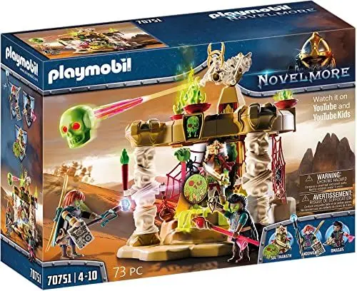 Produktbild: PLAYMOBIL Novelmore 70751 Sal'ahari Sands - Tempel der Skelettarmee, Mit Lichteffekt, Ab 4 Jahren