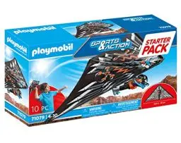 Produktbild: PLAYMOBIL Sports & Action 71079 Starter Pack Drachenflieger, Stuntman und Spielzeug-Drache, Erstes Spielzeug für Kinder ab 4 Jahren