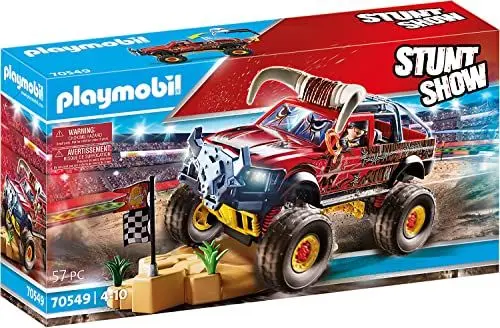 Produktbild: PLAYMOBIL Stuntshow 70549 Monster Truck Horned, Für Kinder von 4-10 Jahren