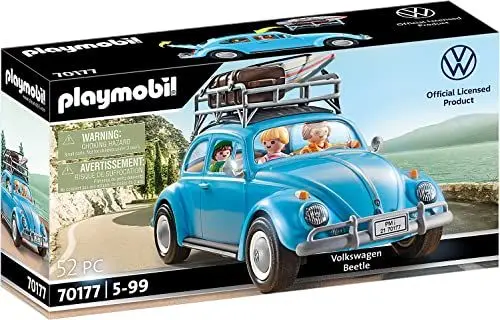 Produktbild: PLAYMOBIL Volkswagen 70177 Käfer mit Dachgepäckträger, abnehmbaren Dach und Heckklappe, Für Kinder ab 5 Jahren