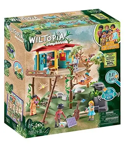 Produktbild: PLAYMOBIL Wiltopia 71013 Familienbaumhaus mit Spielzeugtieren, Nachhaltiges Spielzeug für Kinder ab 4 Jahren (Exklusiv bei Amazon)