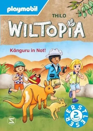 Produktbild: PLAYMOBIL Wiltopia. Känguru in Not!: Erstleser für Lesestufe 2 | Zweite Klasse | Mit Sachtexten über Natur und Tier am Ende der Geschichte