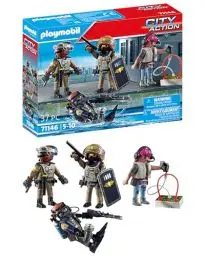 Produktbild: PLAYMOBIL | City Action | SWAT-Figurenset | Spielzeug für Kinder ab 5 Jahren | 71146