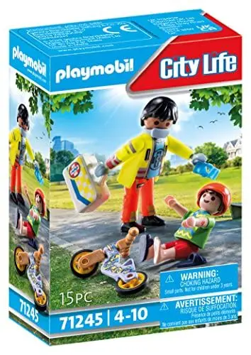 Produktbild: Playmobil City Life 71245 Secouriste avec blessé
