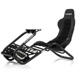 Produktbild: PLAYSEAT Trophy SIM Racing Cockpit | Hochleistungs Gaming Rennsitz | Unterstützt Direct Drive | Mit Allen gängigen Lenkrädern und Pedalen kompatibel | Für PC und Konsole geeignet | Schwarze Edition