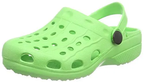 Produktbild: Playshoes EVA Badeschuhe, Gartenschuhe, Unisex-Kinder Clogs, Grün (grün 29), 30/31 EU