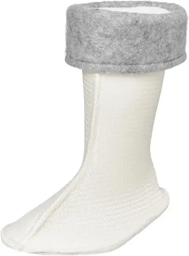 Produktbild: Playshoes Fleece-stiefel-socke Unisex Kinder Stiefelsocken, Weiß, 34 EU