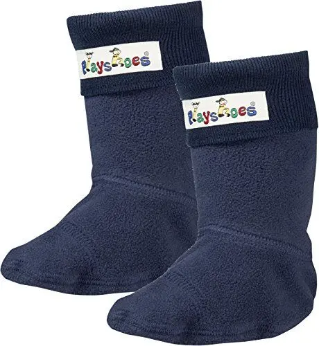 Produktbild: Playshoes Unisex Kinder Stiefel-Socke Füßling, marine, 30/31 EU