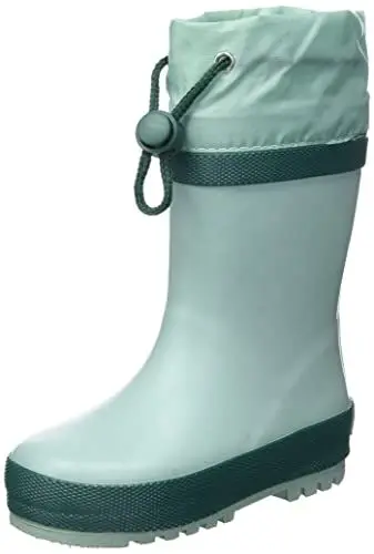 Produktbild: Playshoes Jungen Unisex Kinder Gummistiefel Zugband Regenstiefel, grün, 20 EU