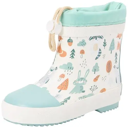 Produktbild: Playshoes Gummistiefel Halbschaft Wald Gefüttert Unisex Kinder Gummistiefel, Natur Wald, 25 EU