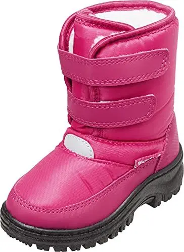 Produktbild: Playshoes Kinder Winter-Stiefel, warme gefütterte Schneestiefel mit Klettverschluss