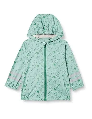 Produktbild: Playshoes Regenjacke Unisex Kinder Wind- und wasserdicht Regenmantel Regenbekleidung, Waldtiere, 104