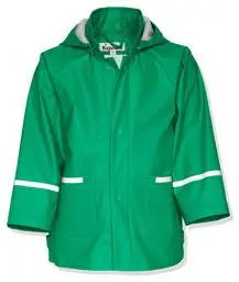 Produktbild: Playshoes Regenjacke Unisex Kinder Wind- und wasserdicht Regenmantel Regenbekleidung, grün, 92