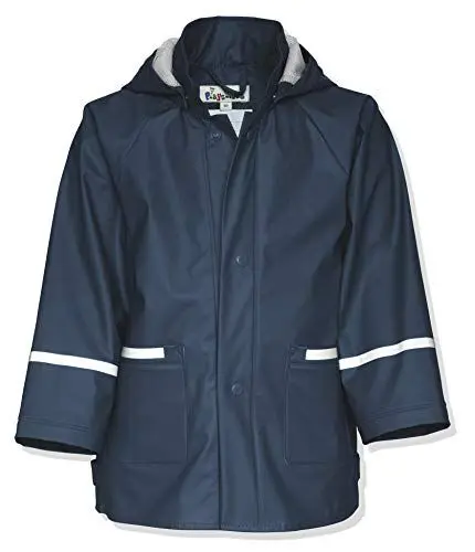 Produktbild: Playshoes Unisex Kinder Regenjacke Wind- Und Wasserdicht Regenmantel Regenbekleidung, Marine, 80 EU