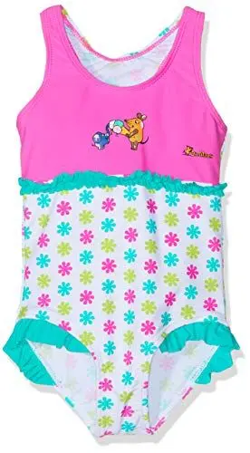 Produktbild: Playshoes UV-Schutz Badeanzug Mädchen Schwimmanzug Badebekleidung, Die Maus Blumen, 122/128