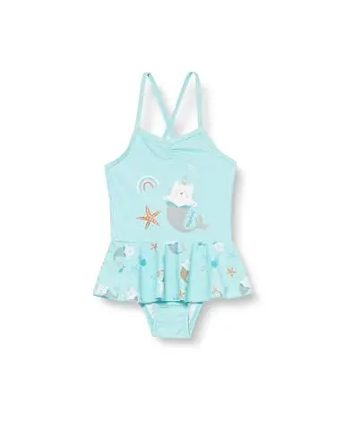 Produktbild: Playshoes UV-Schutz Badeanzug Mädchen Schwimmanzug Badebekleidung, Einhornmeerkatze, 134/140