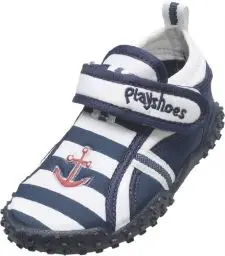 Produktbild: Playshoes Unisex Kinder Aquaschuhe Aqua-Schuhe Maritim, Marine Weiß Maritim, 24/25 EU