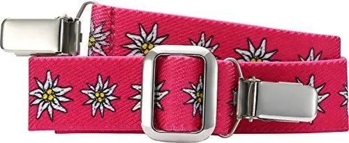 Produktbild: Playshoes Unisex Kinder Elastik-Gürtel Clip Edelweiß 601240, 18 - Pink, 116-140