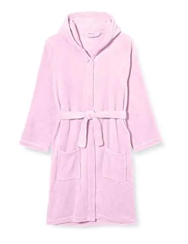 Produktbild: Playshoes Unisex Kinder Fleece-Bademantel Morgenmantel, rosa, 146/152