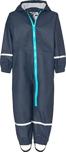 Produktbild: Playshoes Unisex Kinder Regen-Overall Matschanzug Regenbekleidung, Marine, 110