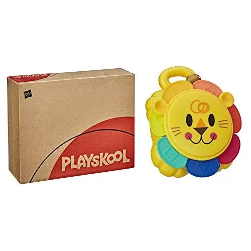 Produktbild: Playskool Stapelspaß Löwe, Activity-Spielzeug für Babys und Kleinkinder ab 9 Monaten mit 7 Stapelteilen, einfache Aufbewahrung (Amazon Exclusive)