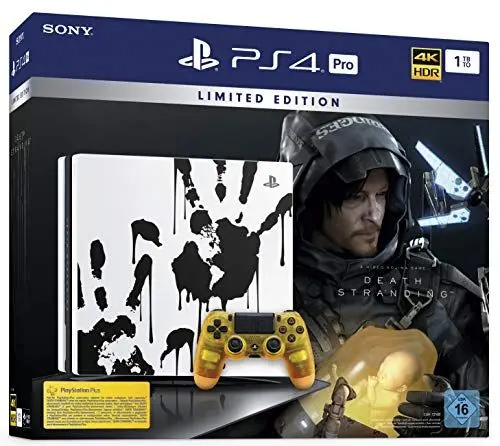 Produktbild: PlayStation 4 Pro Death Stranding Limited Edition - Konsole (1TB, schwarz, Pro)