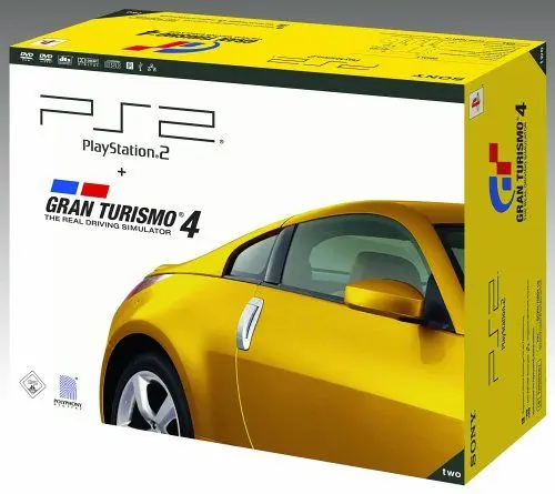Produktbild: Playstation 2 - PS2 Konsole Slim + Gran Turismo 4