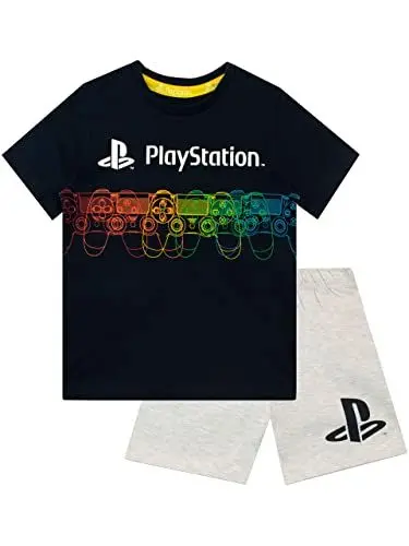 Produktbild: PlayStation Jungen Schlafanzug Schwarz 122