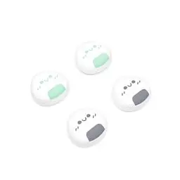 Produktbild: PlayVital Joystick Kappen für Steam Deck LCD,Thumbsticks Grips Caps für PS Portal Remote Player,Schutzkappen Zubehör Analog Stick Kappen für Steam Deck OLED Controller(Onigiri)