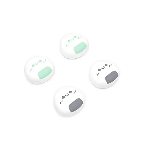 Produktbild: PlayVital Joystick Kappen für Steam Deck LCD,Thumbsticks Grips Caps für PS Portal Remote Player,Schutzkappen Zubehör Analog Stick Kappen für Steam Deck OLED Controller(Onigiri)