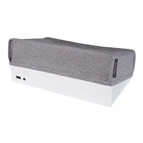 Produktbild: PlayVital Staubschutze Hülle für Xbox Series S Konsole,Spritzwasserdichte Tasche Cover Staubhülle Schutzhülle Abdeckung Case für Xbox Series S Konsole(Grau,Horizontal)