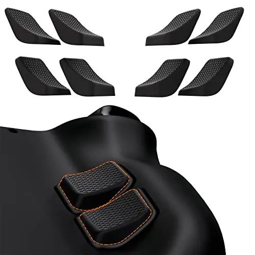 Produktbild: PlayVital Anti-Rutsche Tasten-Matte für Steam Deck LCD Rückseite Tasten, Tasten Pads Verbesserungsset für Steam Deck OLED Back Button-2 Verschiedene Dicken(Schwarz)