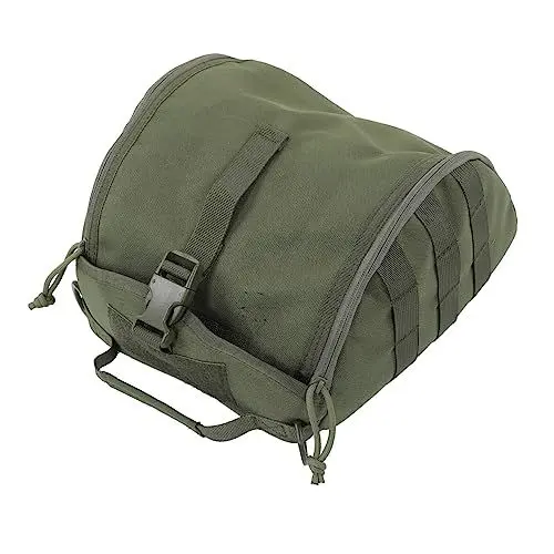 Produktbild: Plcnn Motorrad-Helmtasche, Motorrad-Reithelm-Tasche mit Kordelzug, Aufbewahrungs-Tragetasche, Vermeidet Kratzer für Motorrad- und Fahrradhelme(OD Grün)