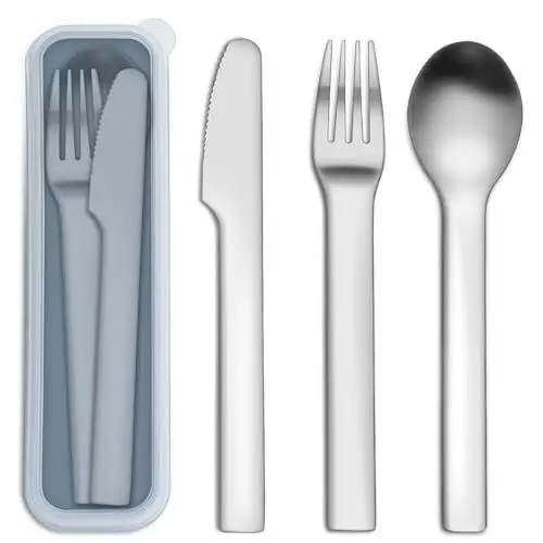 Produktbild: Pleafind Besteck-Set (Silbrig, 3-Stück)