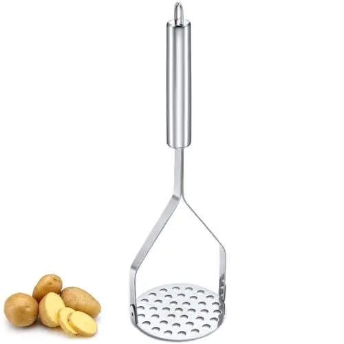 Produktbild: Pleafind kartoffelstampfer edelstahl, 28.5cm Kartoffelstampfer Küchengeräte und Essen Stampfer/Kartoffelstampfer mit rundem Stiel, fü Stampfer Kartoffeln, Gemüse und Obst