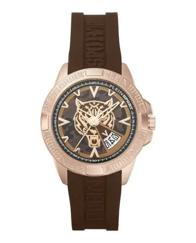 Produktbild: Plein Sport Herren Uhr Analog Quarz Touchdown PSFBA0323 Silikon