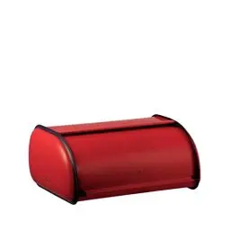 Produktbild: PLINT Bread Box mit Edelstahl Körper Metall Home Storage Bin For Kitchen Counter, Extra Large Bread Bin with Sliding Mitglied, Bread Box Holder with Mitglied, Bakery Storage Container, Red Color