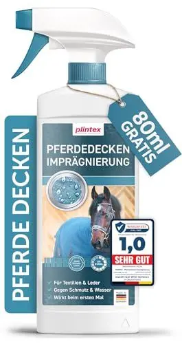 Produktbild: PLINTEX® 580ml Pferde-Decken Imprägnierspray für Outdoordecke, Regendecke & Zubehör