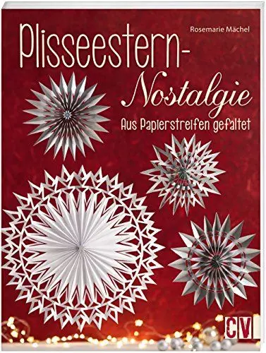 Produktbild: Plisseestern-Nostalgie: Aus Papierstreifen gefaltet