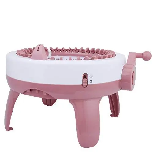 Produktbild: PLLO 40 Nadeln Strickmaschine, Smart Weaving Loom Knitting Round Loom, DIY Hand Rotating Double Knit Loom Machine Kit, für Erwachsene Kinder