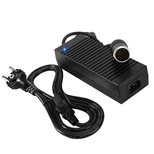 Produktbild: Plozoe KFZ Netzadapter, 120W 12V 10A AC-DC Spannungswandler, 230V auf 12V Zigarettenanzünder Netzteil, Umwandler 230V auf 12 Volt, Adapter 220V