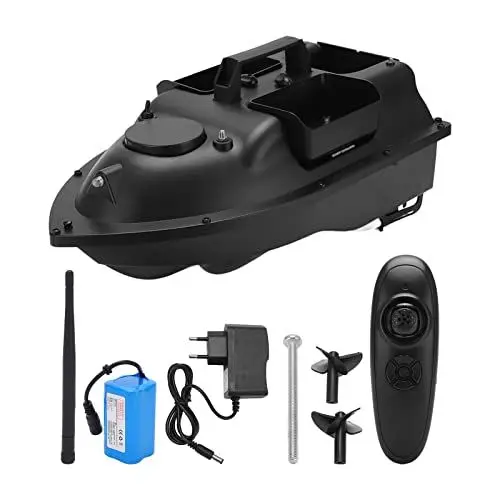 Produktbild: plplaaoo Fischköderboot, Fischerboot, Fischköderboot-Fernbedienung, Fischköderboot-Fischfinder, 500 m RC-Fischfinder-Köderboot mit Nachtlicht für Meer, See, Teich, Angelboot Angelköderboot Angelk