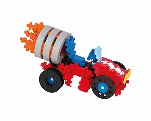 Produktbild: Plus-Plus 9607016 Kreativ-Bausteine, Learn to Build Fahrzeuge-Set, Konstruktionsspielzeug, PlusPlus Go, 800 Teile, Basic