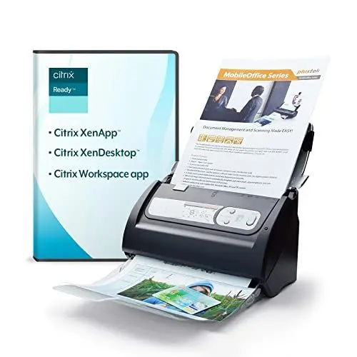 Produktbild: Plustek SmartOffice PS286 Plus Duplex Dokumentenscanner Schwarz, Silber